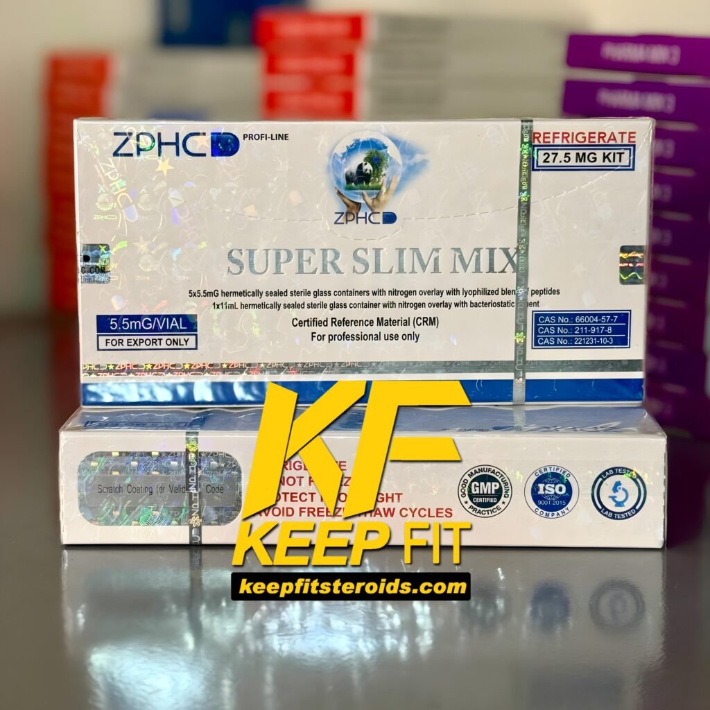 SUPER SLIM MIX – ZPHC 27.5 mg Kit
(5 Vials × 5.5 mg   Bacteriostatic Water)