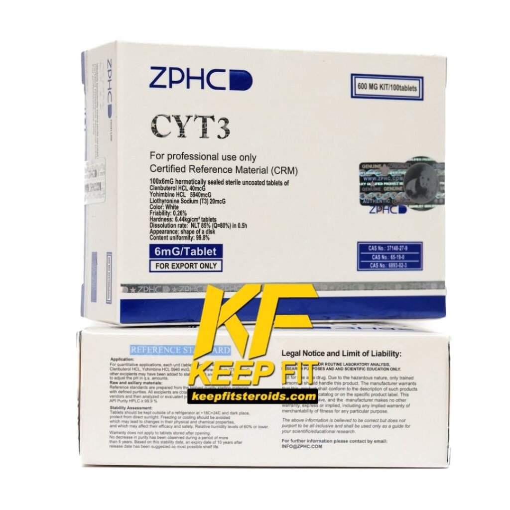 CYT3 MIX ZPHC 100 tab (Clenbuterol   Yohimbine HCl   T3) ZPHC