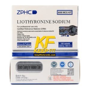 Liothyronine Sodium (T3) 40 mcg – 100 Tablets (Blister Pack) ZPHC