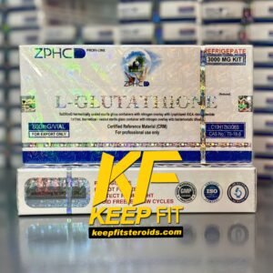 جلوتاثيون 
L-Glutathione 3000 mg kit (5 vials × 600 mg per vial)