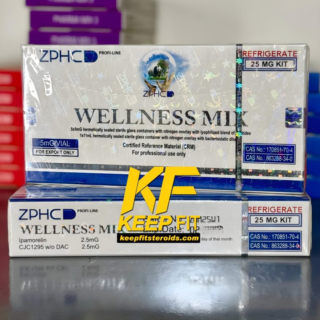 Wellness Mix ZPHC — 25 mg Kit (Ipamorelin 2.5 mg   CJC-1295 2.5 mg) — 5 vials × 5 mg